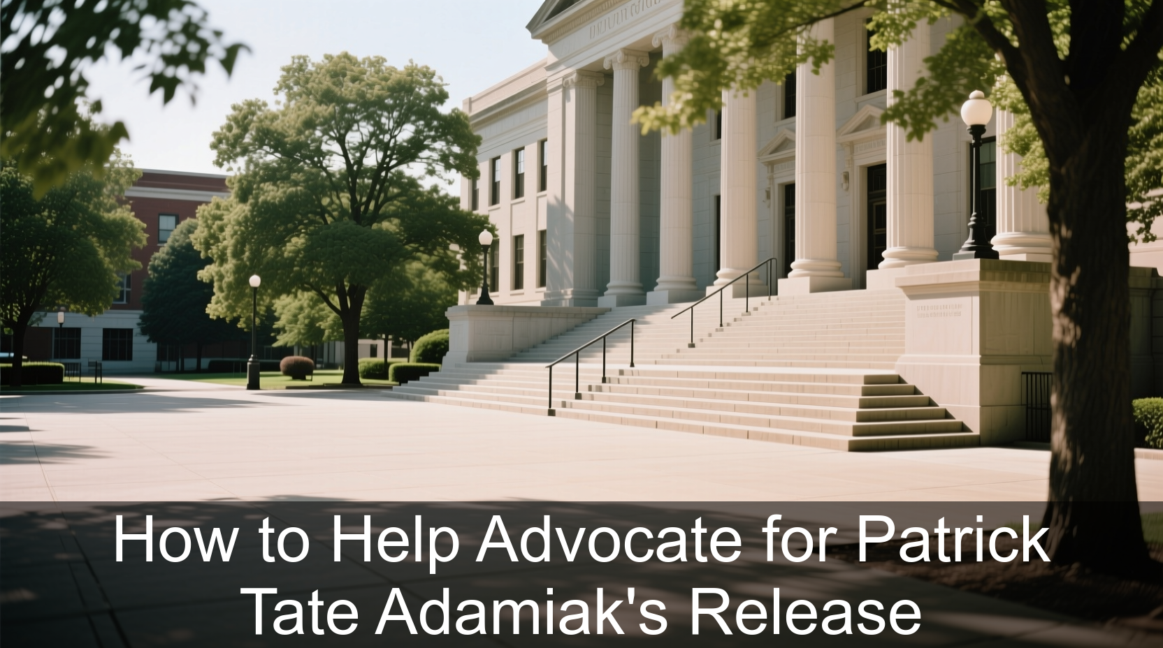 How to Help Advocate for Patrick “Tate” Adamiak’s Release