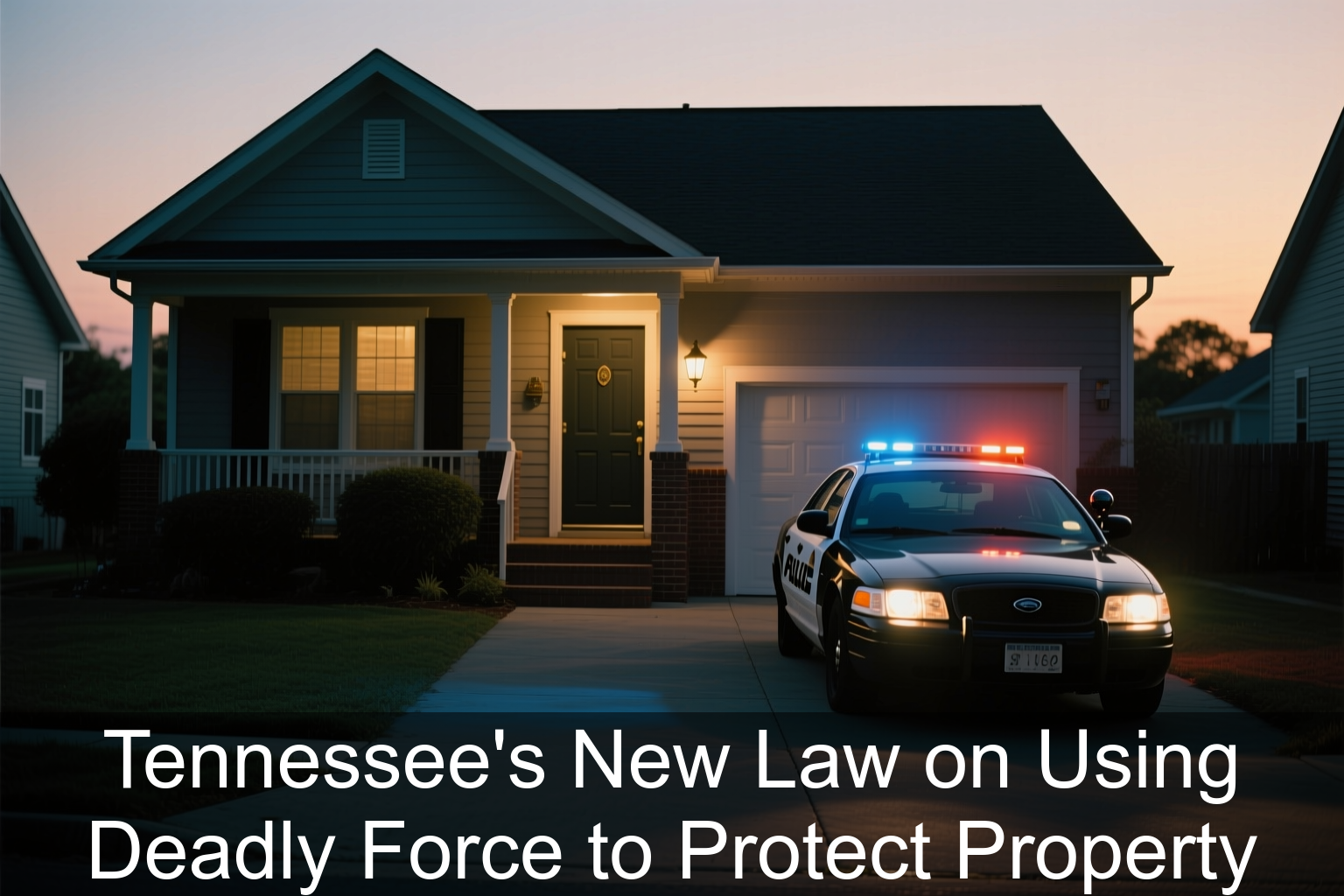 Tennessee’s New Law on Using Deadly Force to Protect Property