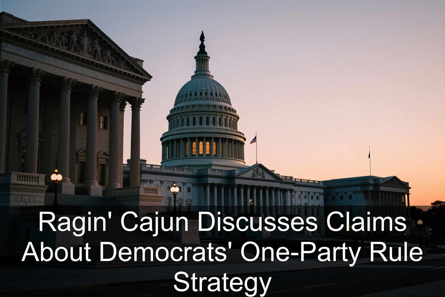 Ragin’ Cajun Discusses Claims About Democrats’ One-Party Rule Strategy