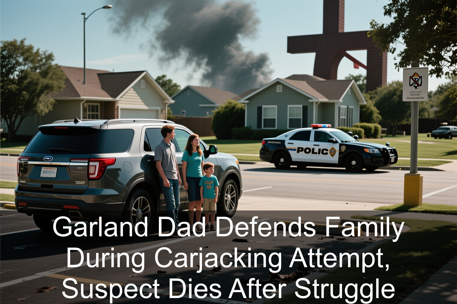 Garland Dad Defends Family During Carjacking Attempt, Suspect Dies After Struggle