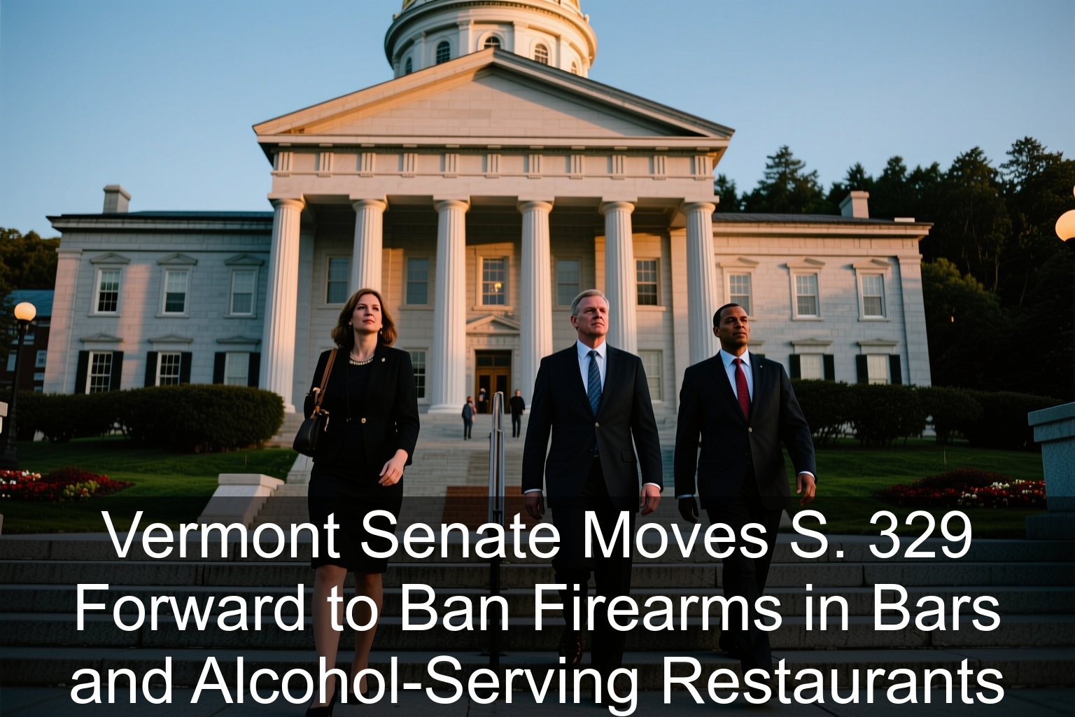 Vermont Senate Moves S. 329 Forward to Ban Firearms in Bars and Alcohol-Serving Restaurants