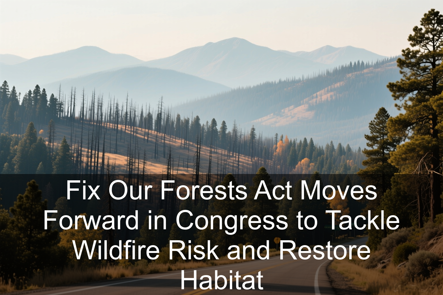 Fix Our Forests Act Moves Forward in Congress to Tackle Wildfire Risk and Restore Habitat