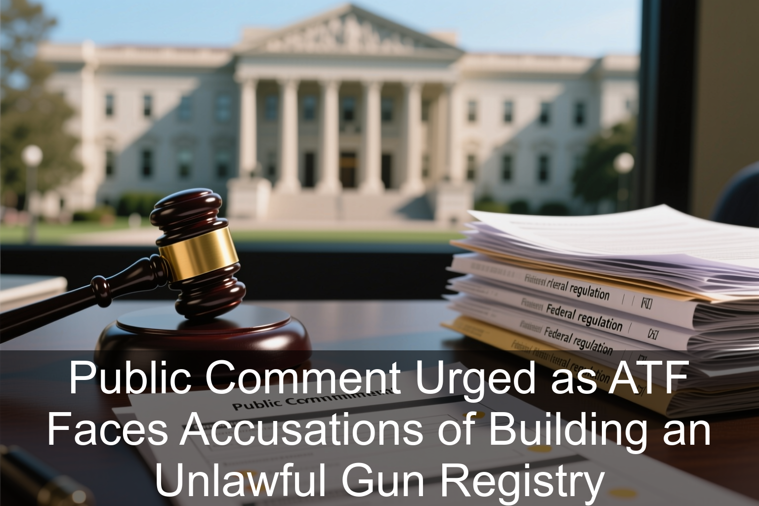 Public Comment Urged as ATF Faces Accusations of Building an Unlawful Gun Registry