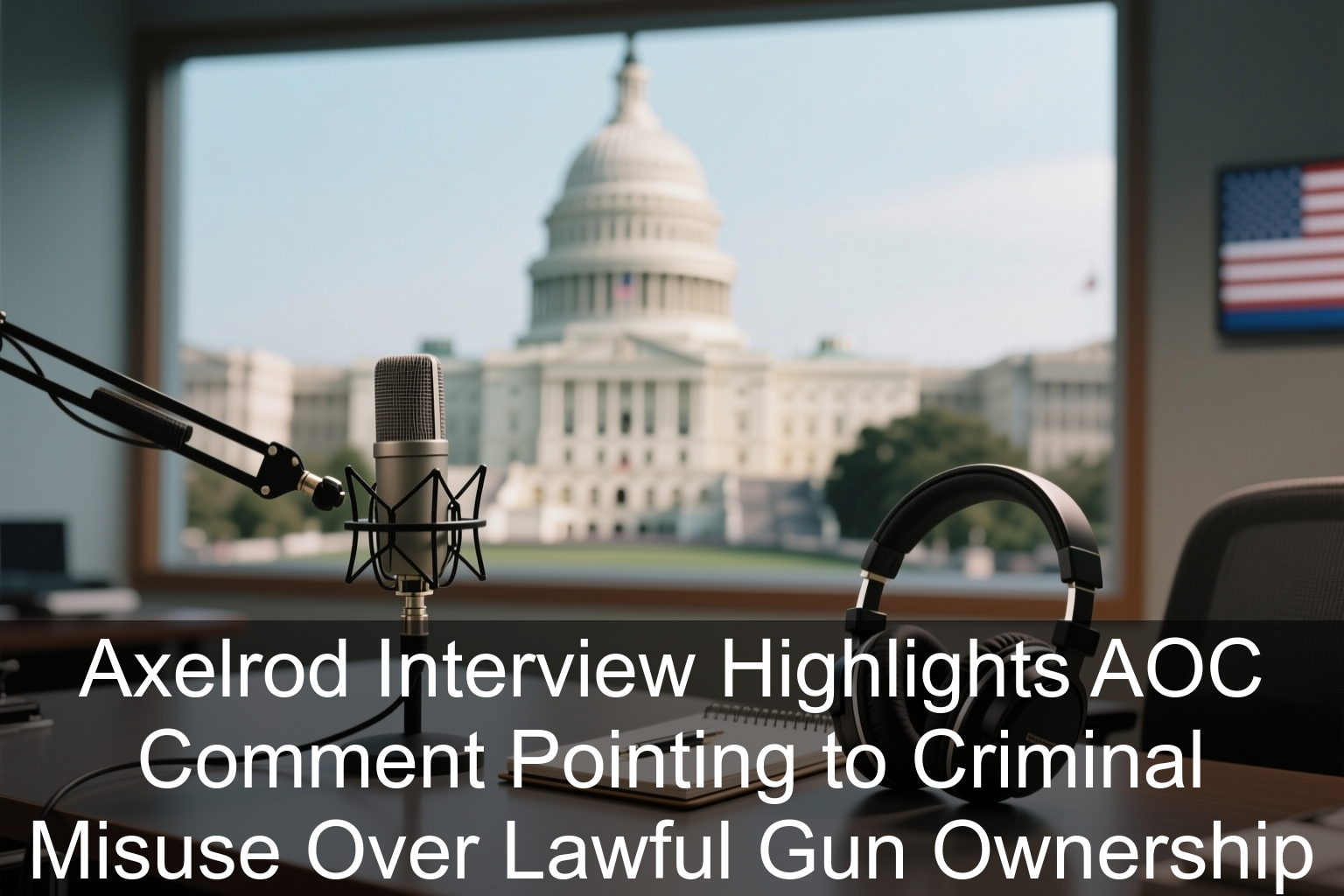 Axelrod Interview Highlights AOC Comment Pointing to Criminal Misuse Over Lawful Gun Ownership