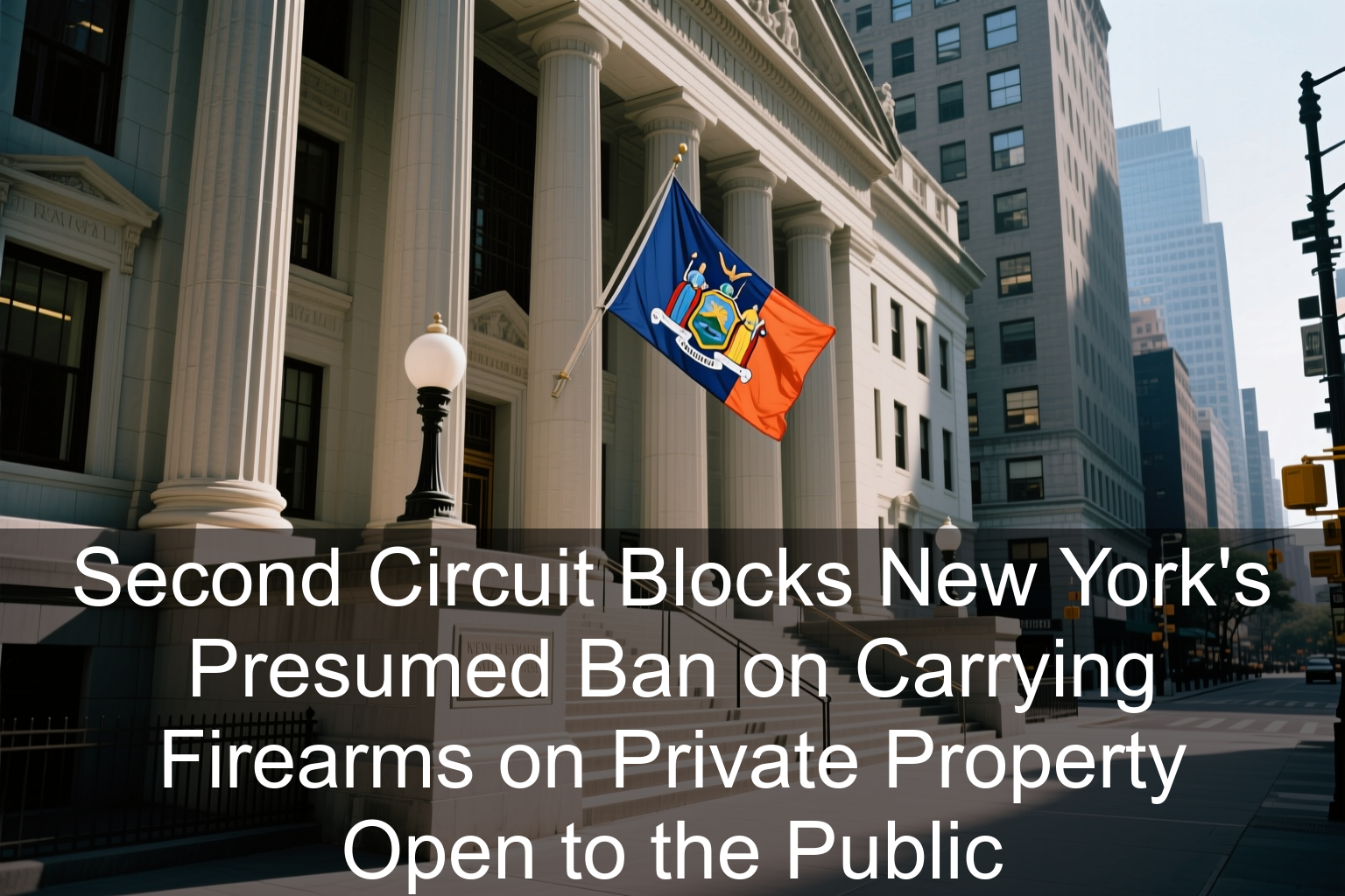 Second Circuit Blocks New York’s Presumed Ban on Carrying Firearms on Private Property Open to the Public