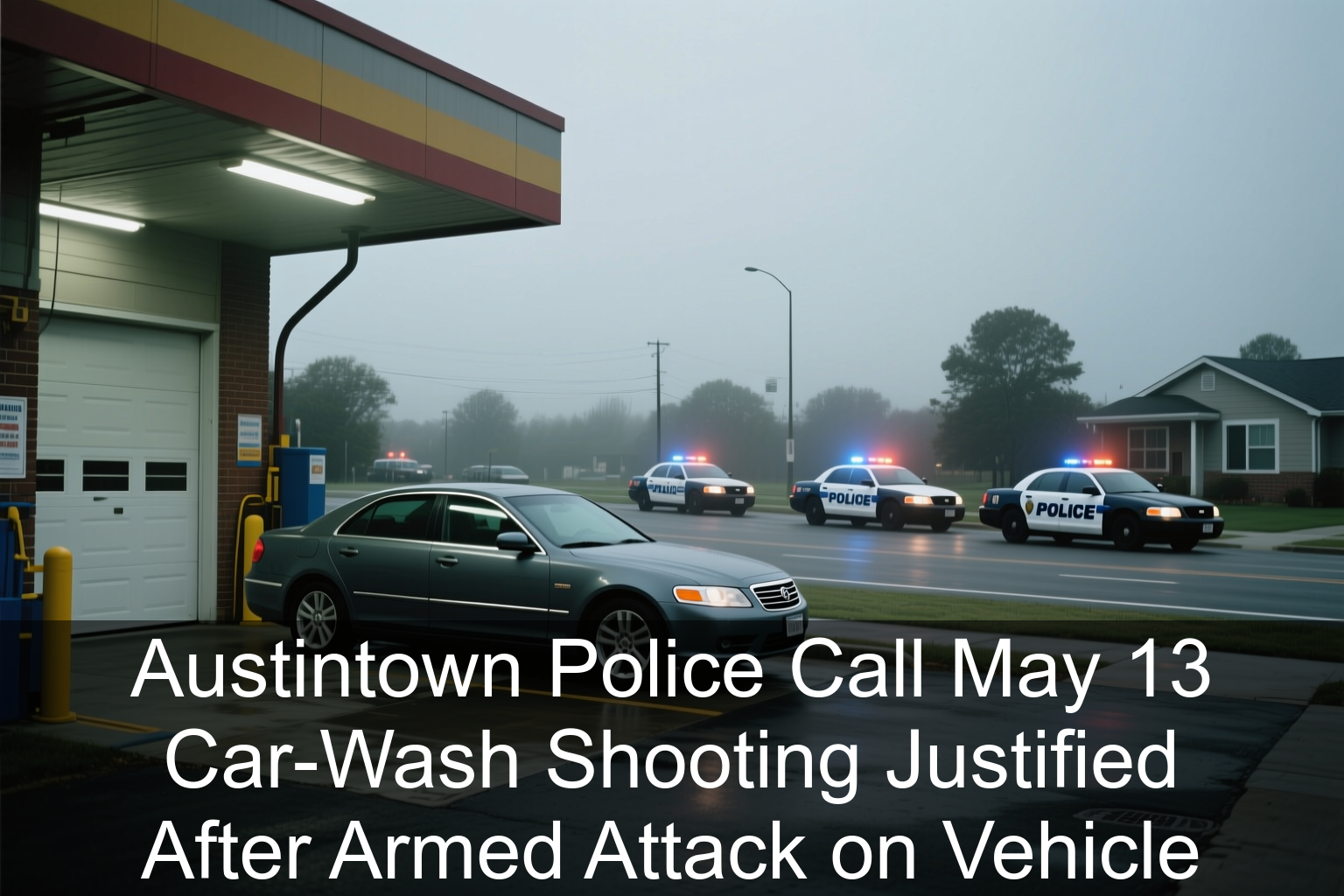 Austintown Police Call May 13 Car-Wash Shooting Justified After Armed Attack on Vehicle