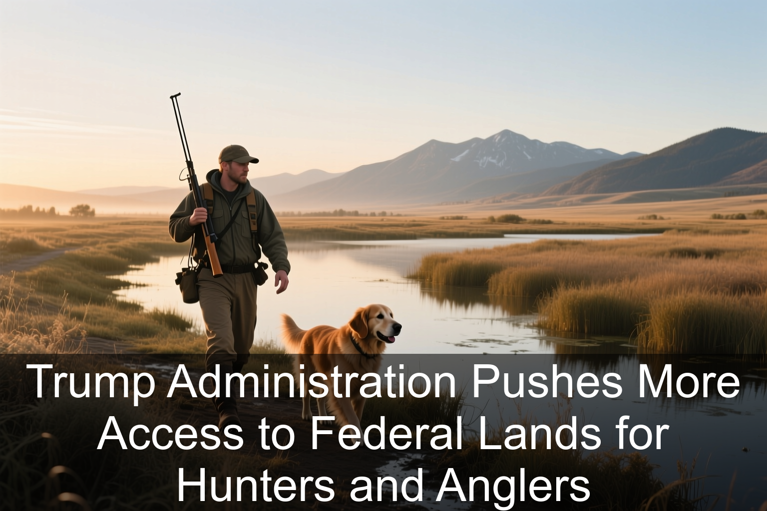 Trump Administration Pushes More Access to Federal Lands for Hunters and Anglers